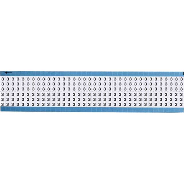 TWM-3-SC-PK WIRE MARKER, 0.75 IN H