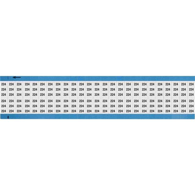 WM-224-SC-PK WIRE MARKER, 0.75 IN H