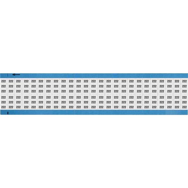 WM-222-SC-PK WIRE MARKER, 0.75 IN H