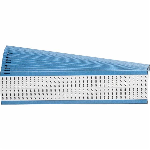 WM-5-SC-PK WIRE MARKER, 0.75 IN H