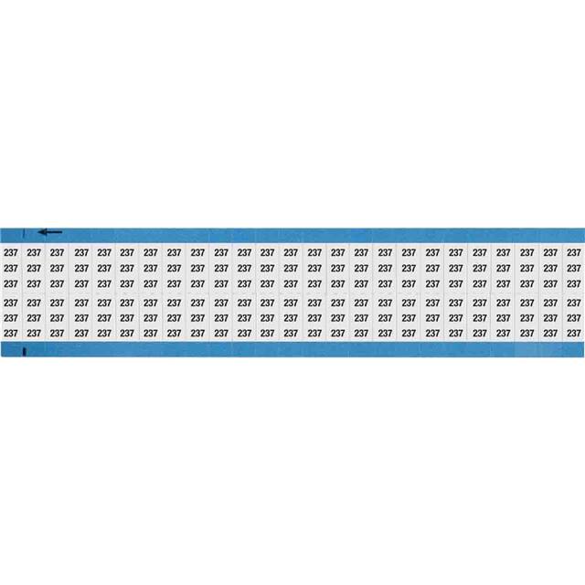 WM-237-SC-PK WIRE MARKER, 0.75 IN H