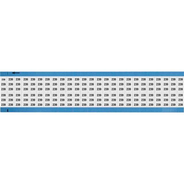 WM-239-SC-PK WIRE MARKER, 0.75 IN H