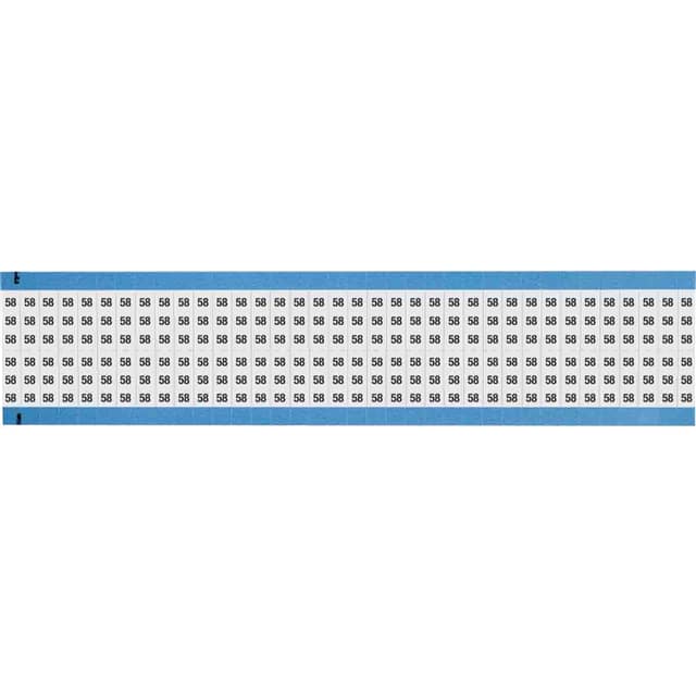WM-58-SC-PK WIRE MARKER, 0.75 IN H