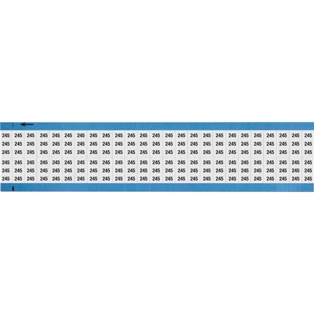 WM-245-SC-PK WIRE MARKER, 0.75 IN H