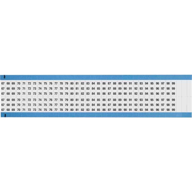 WM-67-99-SC-PK WIRE MARKER, 0.75 IN H