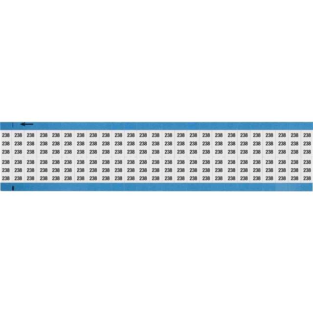 WM-238-SC-PK WIRE MARKER, 0.75 IN H