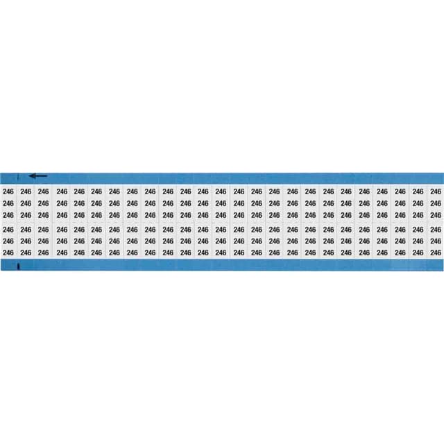 WM-246-SC-PK WIRE MARKER, 0.75 IN H