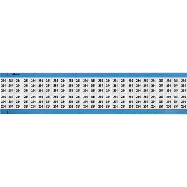 WM-254-SC-PK WIRE MARKER, 0.75 IN H