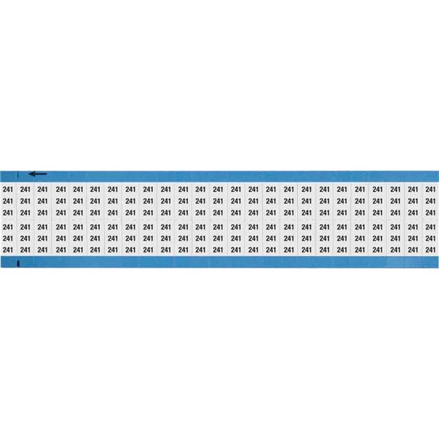 WM-241-SC-PK WIRE MARKER, 0.75 IN H