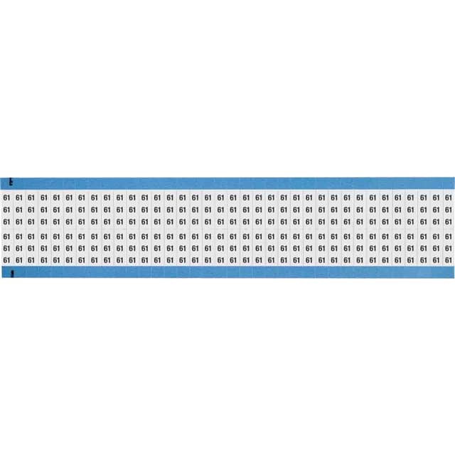 WM-61-SC-PK WIRE MARKER, 0.75 IN H