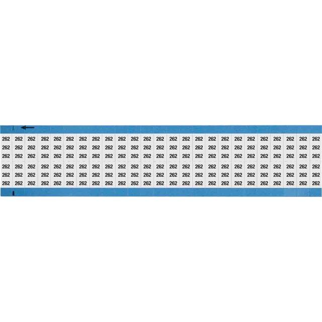 WM-262-SC-PK WIRE MARKER, 0.75 IN H