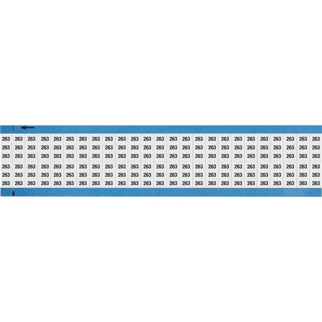 WM-263-SC-PK WIRE MARKER, 0.75 IN H