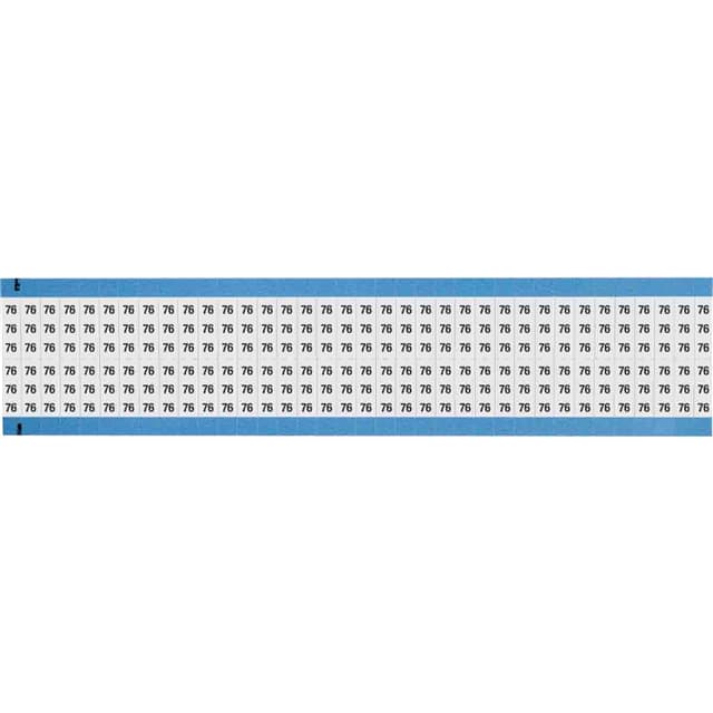 WM-76-SC-PK WIRE MARKER, 0.75 IN H