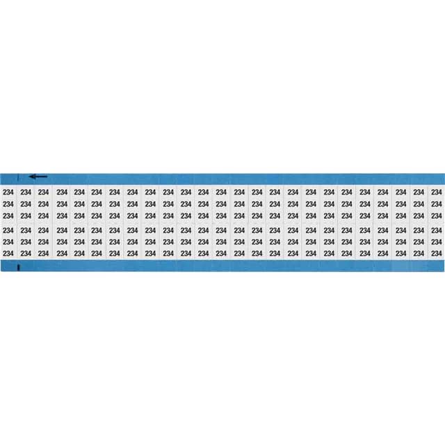 WM-234-SC-PK WIRE MARKER, 0.75 IN H