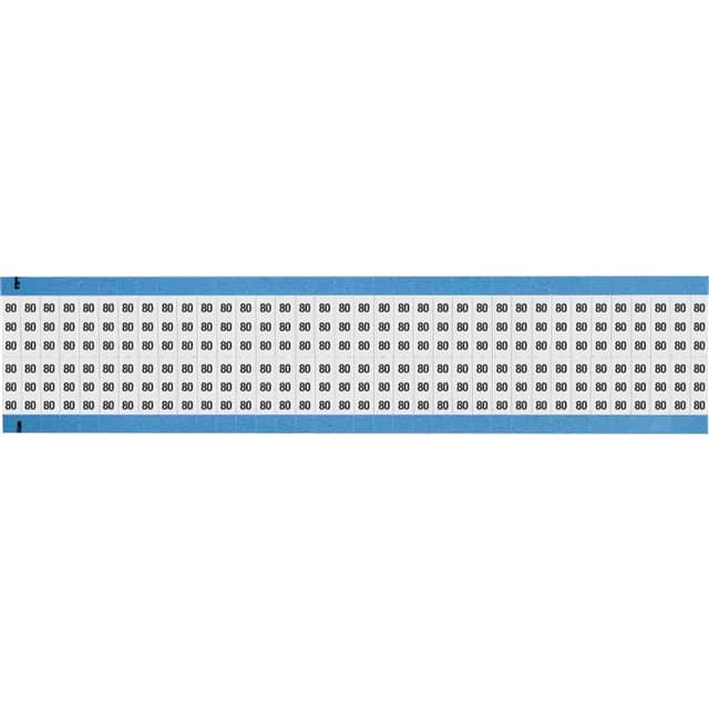 WM-80-SC-PK WIRE MARKER, 0.75 IN H