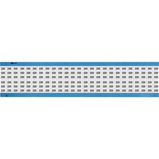 WM-220-SC-PK WIRE MARKER, 0.75 IN H