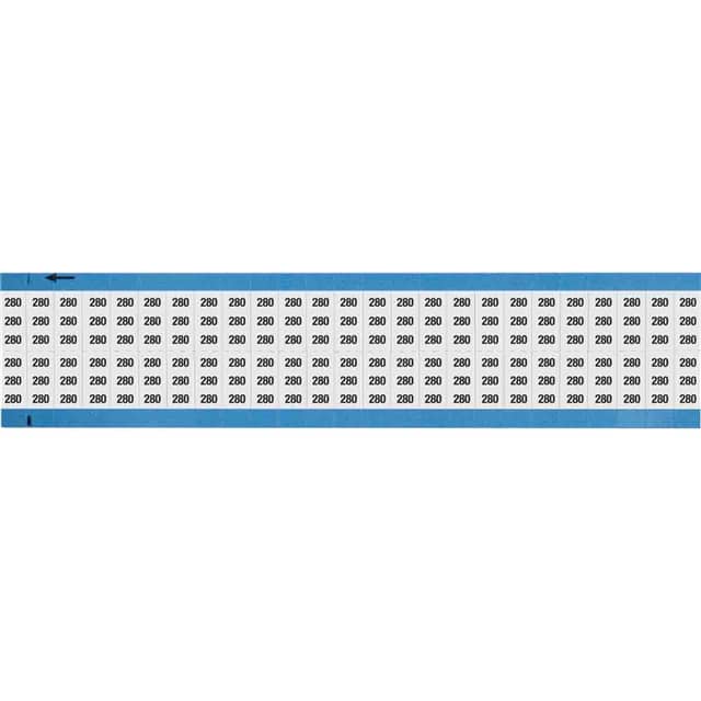 WM-280-SC-PK WIRE MARKER, 0.75 IN H