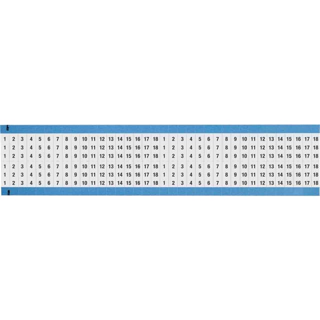 WM-1-18-SC-PK WIRE MARKER, 0.75 IN H