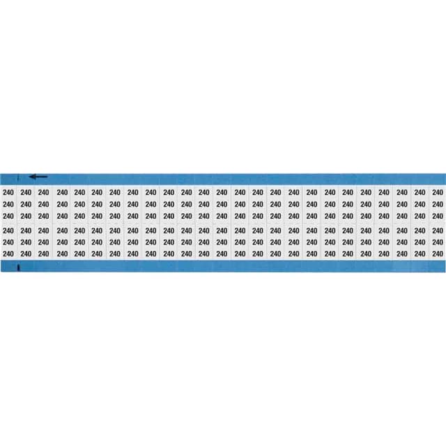WM-240-SC-PK WIRE MARKER, 0.75 IN H
