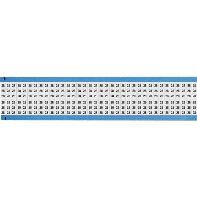 WM-28-SC-PK WIRE MARKER, 0.75 IN H