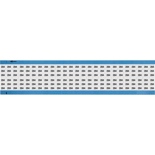 WM-284-SC-PK WIRE MARKER, 0.75 IN H