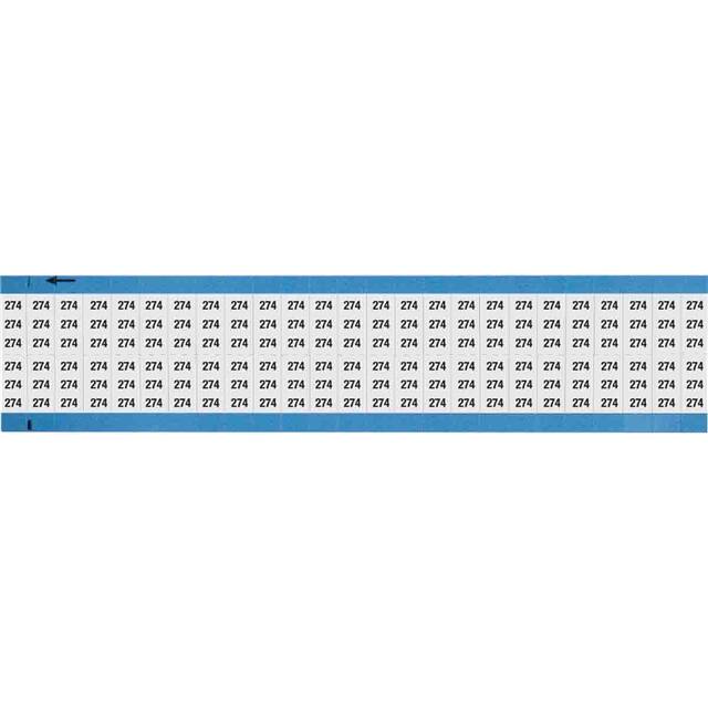 WM-274-SC-PK WIRE MARKER, 0.75 IN H
