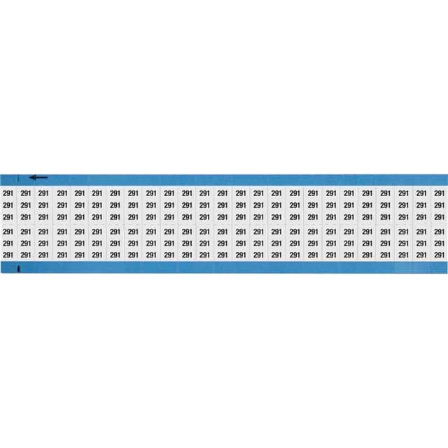 WM-291-SC-PK WIRE MARKER, 0.75 IN H