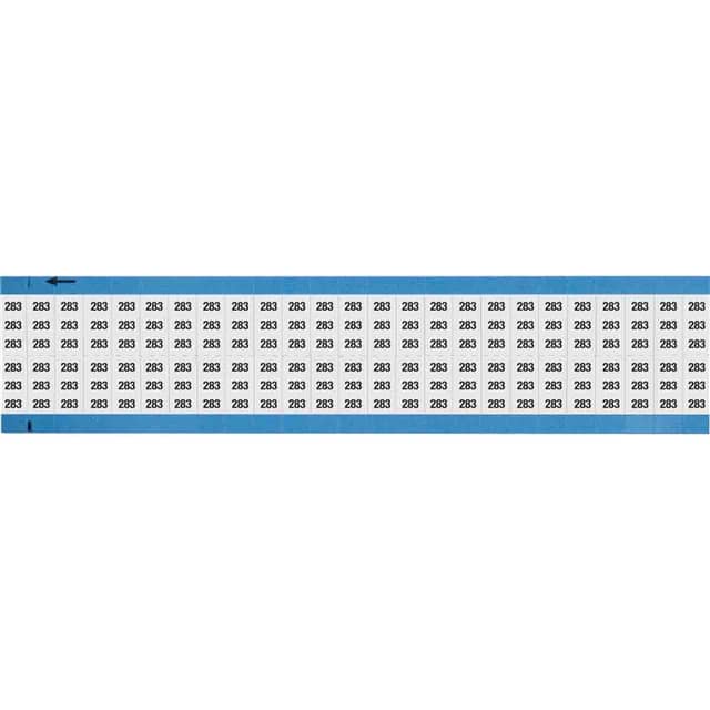 WM-283-SC-PK WIRE MARKER, 0.75 IN H