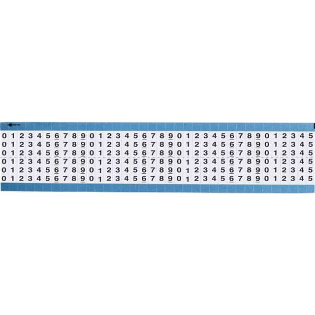 TWM-0-9-SC-PK WIRE MARKER, 0.75 IN H