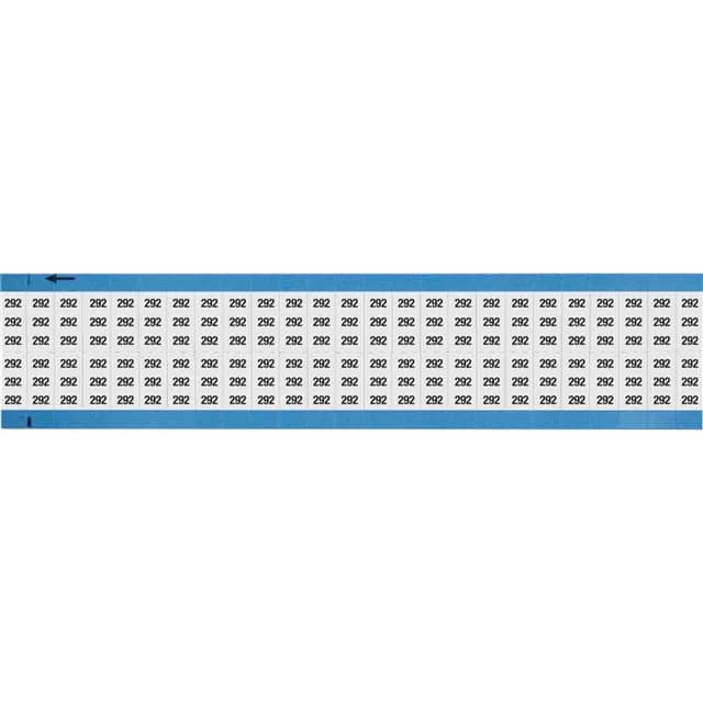WM-292-SC-PK WIRE MARKER, 0.75 IN H
