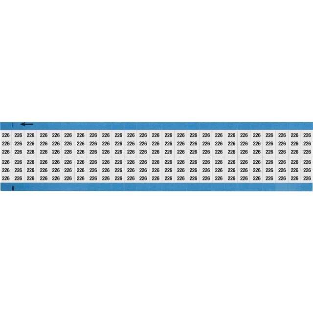 WM-226-SC-PK WIRE MARKER, 0.75 IN H