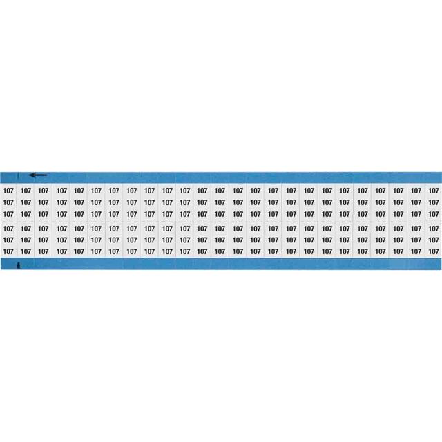 WM-107-SC-PK WIRE MARKER, 0.75 IN H