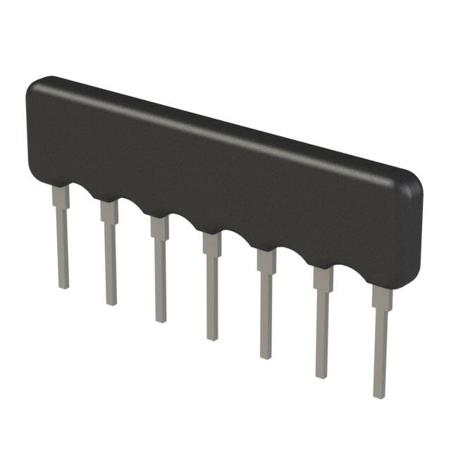 SIL07E471J RES ARRAY 6 RES 470 OHM 7SIP