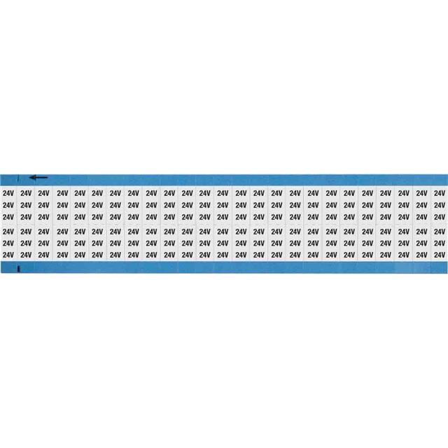 WM-24V-SC-PK WIRE MARKER, 0.75 IN H