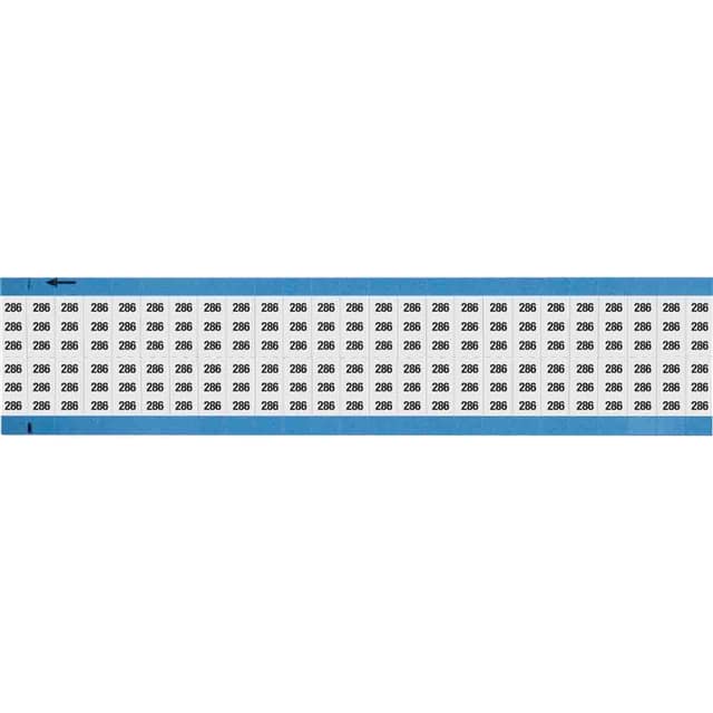WM-286-SC-PK WIRE MARKER, 0.75 IN H