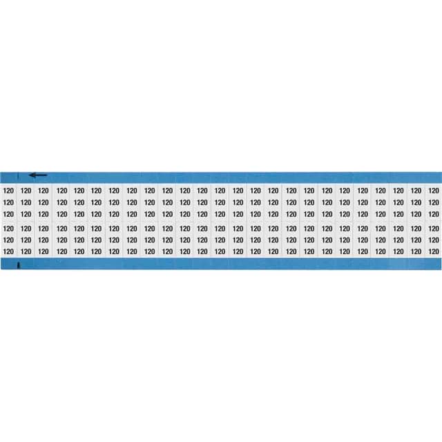 WM-120-SC-PK WIRE MARKER, 0.75 IN H