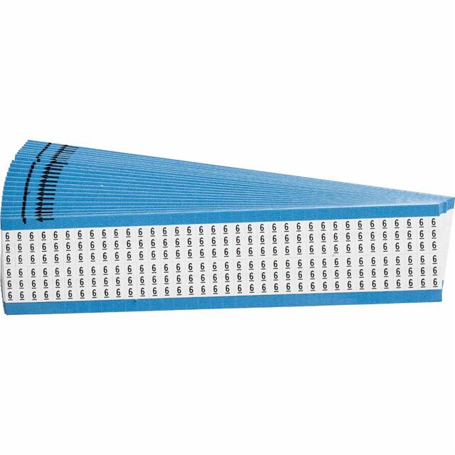 WM-6-SC-PK WIRE MARKER, 0.75 IN H