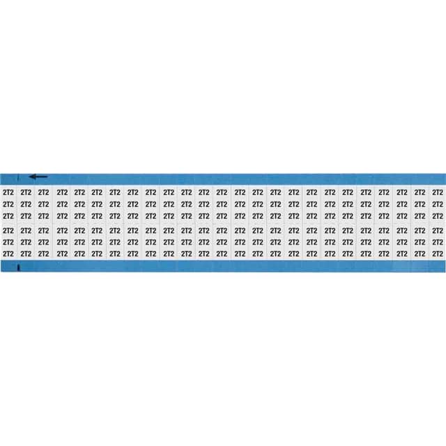 WM-2T2-SC-PK WIRE MARKER, 0.75 IN H
