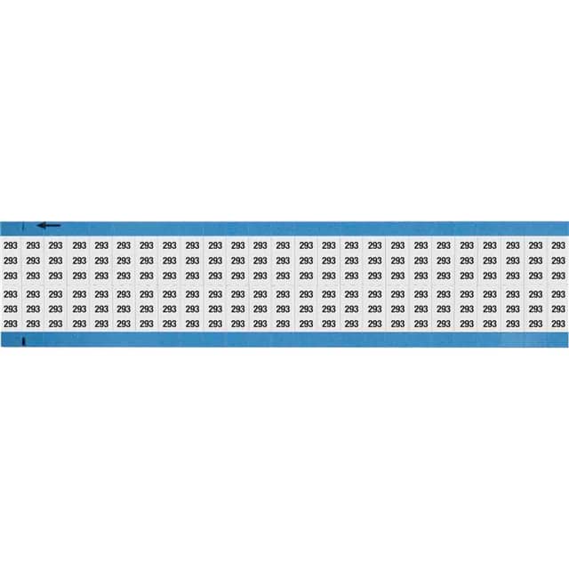 WM-293-SC-PK WIRE MARKER, 0.75 IN H