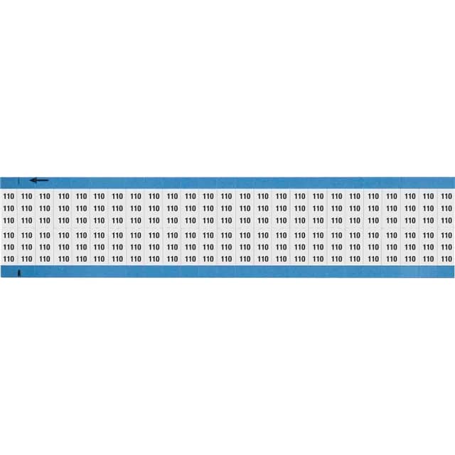 WM-110-SC-PK WIRE MARKER, 0.75 IN H
