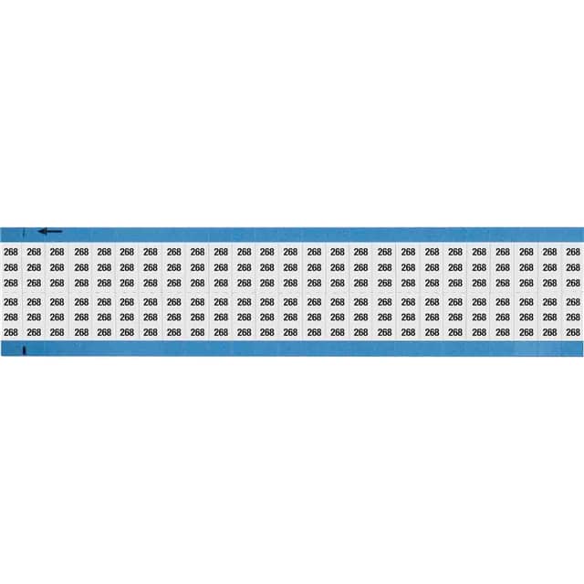 WM-268-SC-PK WIRE MARKER, 0.75 IN H