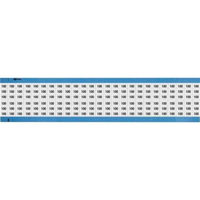 WM-100-SC-PK WIRE MARKER, 0.75 IN H