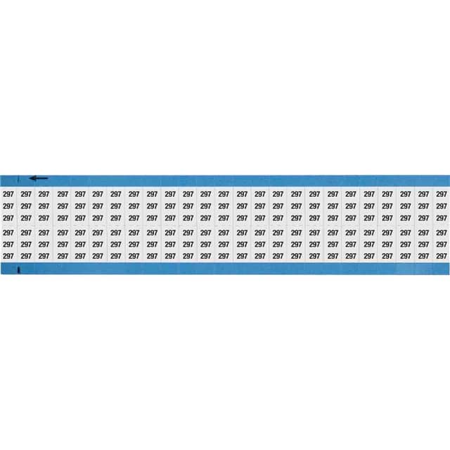 WM-297-SC-PK WIRE MARKER, 0.75 IN H