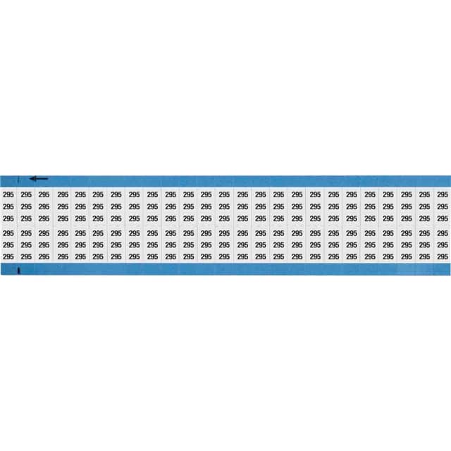 WM-295-SC-PK WIRE MARKER, 0.75 IN H