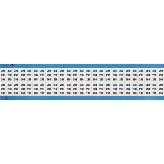 WM-298-SC-PK WIRE MARKER, 0.75 IN H