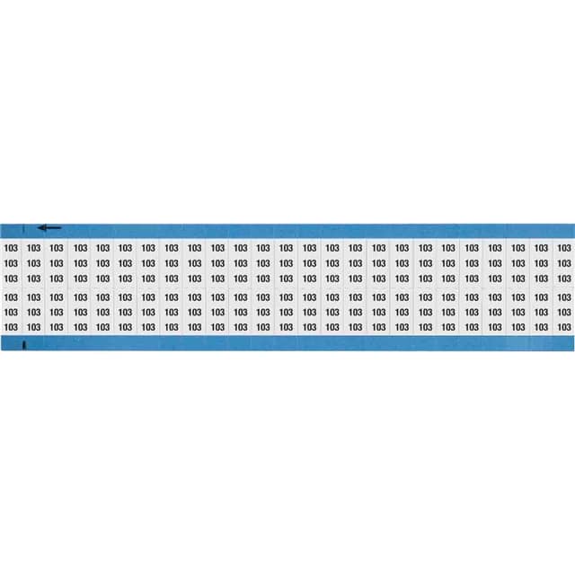 WM-103-SC-PK WIRE MARKER, 0.75 IN H