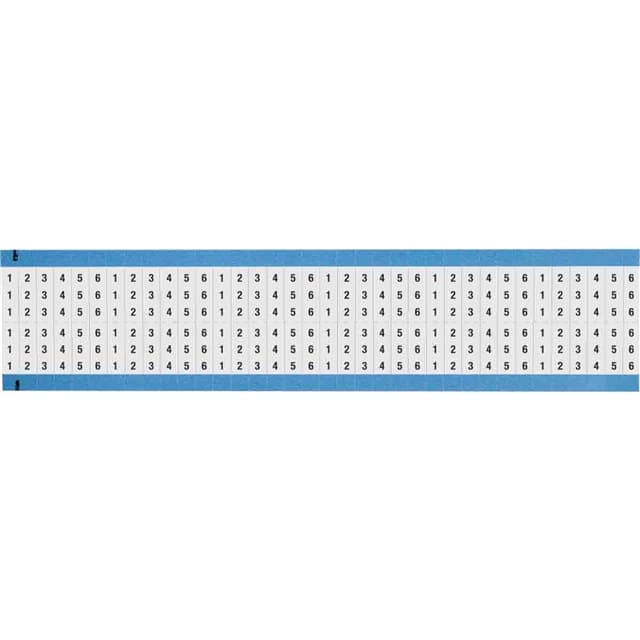 WM-1-6-SC-PK WIRE MARKER, 0.75 IN H