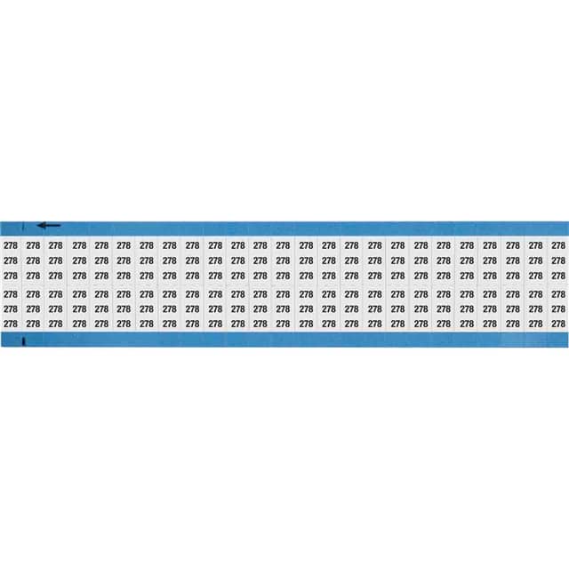 WM-278-SC-PK WIRE MARKER, 0.75 IN H