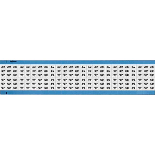 WM-302-SC-PK WIRE MARKER, 0.75 IN H