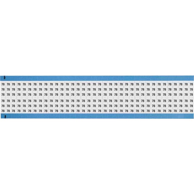 WM-78-SC-PK WIRE MARKER, 0.75 IN H